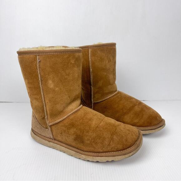 UGG Australia | Classic Short Suede Sheepskin Boots - Picture 1 of 8